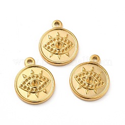 Ion Plating(IP) 304 Stainless Steel Pendant Rhinestone Settings&nbsp;STAS-P312-13G