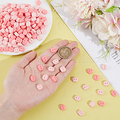 100Pcs 2 Colors Opaque Resin Cabochons&nbsp;RESI-NB0002-12