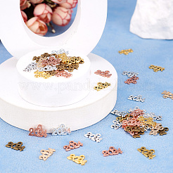 140本7色合金ペンダント  数2024  ミックスカラー  9x14x1mm  穴：1.6~1.8mm  20個/スタイル&nbsp;FIND-TA0004-55