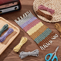 40M 8 Colors Hollow Cotton Braided Cord&nbsp;OCOR-BC0008-68B