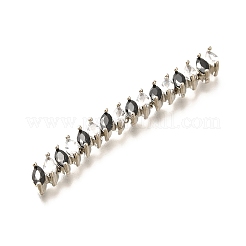 Brass Micro Pave Cubic Zirconia Beads&nbsp;KK-M312-21