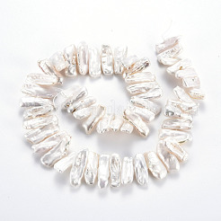 Natural Keshi Pearl Beads Strands&nbsp;PEAR-S020-H04