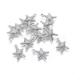 Tibetan Style Alloy Starfish/Sea Stars Pendants&nbsp;X-LF0463Y-NF