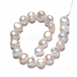 Natural Cultured Freshwater Pearl Beads Strands&nbsp;PEAR-N014-08A