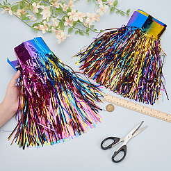 Plastic Foil Fringe Curtains&nbsp;DIY-WH0028-106A