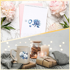Snowflake Pattern Planner Stickers PET Adhesive Tape&nbsp;DIY-WH20082-03