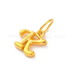 925 Sterling Silver Letter Charms with Jump Rings&nbsp;LS-STER-R008-01G-K