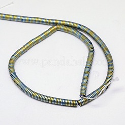 Electroplate Non-magnetic Synthetic Hematite Beads Strands&nbsp;G-J164B-4mm-08
