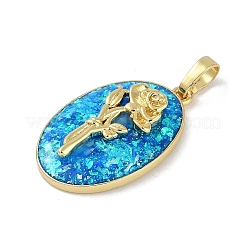 Rack Plating Brass Pendants&nbsp;KK-U032-91G-06