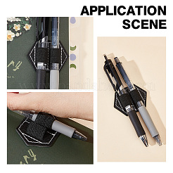 Self-adhesive Leather Pen Holder for Notebook&nbsp;DIY-GF0006-51A