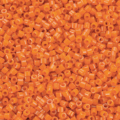 ガラスシリンダービーズ  シードビーズ  不透明色  丸い穴  サンゴ  1.5~2x1~2mm  穴：0.8mm  約8000個/袋  約1ポンド/バッグ&nbsp;SEED-S047-K-005