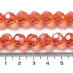 Electroplate Transparent Glass Beads Strands&nbsp;EGLA-A035-T10mm-A05