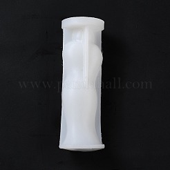 母と子のキャンドルシリコン像型をDIY  肖像画の香り付きキャンドル作り  ホワイト  16.8x5.5cm  内径：44x37mm。&nbsp;LS-DIY-H001-06