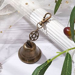 Iron Bell Pendant Decoration&nbsp;HJEW-JM02277