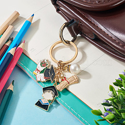 Acrylic & Alloy Enamel Keychain&nbsp;KEYC-TAC00054