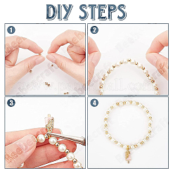50Pcs 925 Sterling Silver Beads&nbsp;STER-BBC0006-44