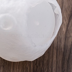 DIYキャンドル作り  レジン型  UVレジン用  エポキシ樹脂工芸品作り  ホワイト  ラウンド  101x76mm  内径：56mm&nbsp;SIMO-M044-08