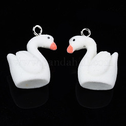 Flocky Resin Pendants&nbsp;RESI-N032-12