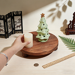 Round Wood Display Riser Stands&nbsp;AJEW-WH0410-253