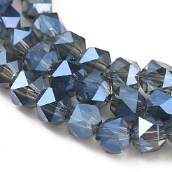 Electroplate Glass Beads Strands&nbsp;EGLA-L018-B-FR03