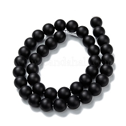 Natural Black Onyx Beads Strands&nbsp;G-Z024-01A