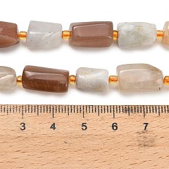 Natural Multi-Moonstone Beads Strands&nbsp;G-H329-A01-01