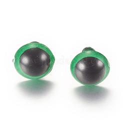 クラフト用品プラスチックぬいぐるみや人形の目パーツ  グリーン  12mm&nbsp;X-DIY-R039-12mm-06