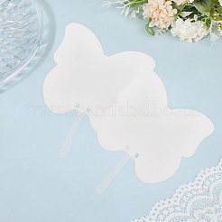 紙製の手持ち扇風機  空白の絵画ファン  子供のための diy 工芸品  蝶  261x171mm&nbsp;FIND-WH20003-36B