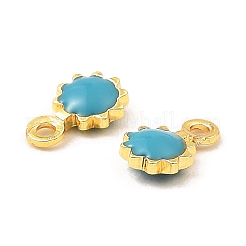 Brass Enamel Charms&nbsp;KK-K337-07G