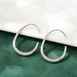 304 Stainless Steel Teardrop Dangle Earrings&nbsp;EJEW-S272-05P