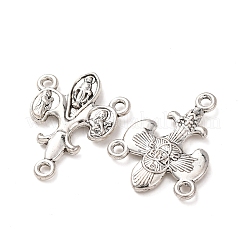 Tibetan Style Alloy 3-Loop Chandelier Component Links&nbsp;FIND-C094-19AS
