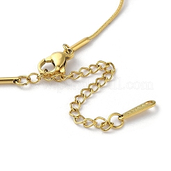 304 Stainless Steel Heart Pendant Necklaces&nbsp;NJEW-Z026-01G