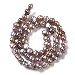 Natural Cultured Freshwater Pearl Beads Strands&nbsp;PEAR-E017-38B