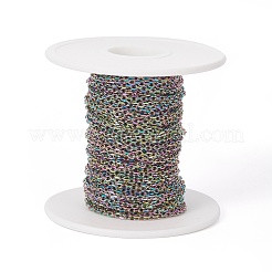 Ion Plating(IP) 304 Stainless Steel Cable Chains&nbsp;CHS-I003-K01