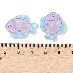 Marine Animal Acrylic Cbabochons&nbsp;OACR-H115-01F