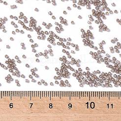 MIYUKIデリカビーズ  シリンダー  日本製シードビーズ  11/0  （db1460)シルバー裏地シナモンオパール  1.3x1.6mm  穴：0.8mm  約2000PCS /ボトル  10 G /ボトル&nbsp;SEED-JP0008-DB1460