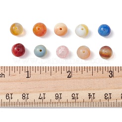 100Pcs 10 Style Glass Round Beads&nbsp;GLAA-FS0001-63