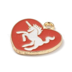Alloy Enamel Pendants&nbsp;ENAM-Z010-22KCG
