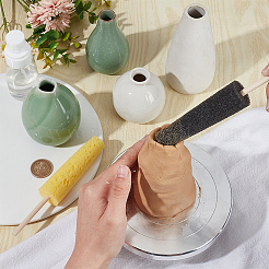 12Pcs 2 Colors Sponge Clay Sculpture Tool&nbsp;AJEW-BC0009-07A