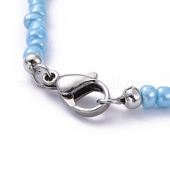 Glass Seed Bead Beaded Bracelets&nbsp;BJEW-JB05255