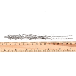 304ステンレススチールマクラメポーチ空石ホルダーペンダント装飾  ステンレス鋼色  160mm&nbsp;STAS-D264-07A-P