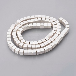Electroplated Non-magnetic Synthetic Hematite Bead Strand&nbsp;G-E500-03C