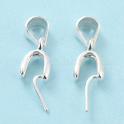 925スターリングシルバーアイスピック・ピン・ベイル  ティアドロップ  銀  9x5x3mm  穴：5x3mm  内径：3mm  ピン：0.5mm&nbsp;STER-Z001-122S-03