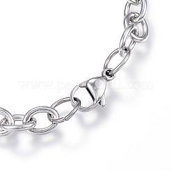 Tarnish Resistant 304 Stainless Steel Charm Bracelets&nbsp;BJEW-G544-05P