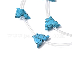 Dyed Synthetic Turquoise Beads Strands&nbsp;G-B136-A04