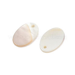 Oval Freshwater Shell Charms&nbsp;SHEL-M005-32