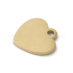 304 Stainless Steel Stamping Blank Tag Charms&nbsp;STAS-E501-02G