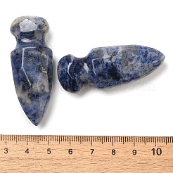 Natural Sodalite Craved Sword Model Ornament&nbsp;DJEW-C019-02H