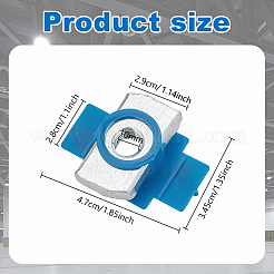 120Pcs Carbon Steel & Plastic Spring Nuts&nbsp;FIND-DL0001-12A