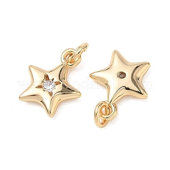 SHEGRACE Brass Clear Cubic Zirconia Pendants&nbsp;XGRQ3K091-526G